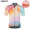 Darevie Professional Custom Wholesale Short Sleeves Trip Cycling Set Cycling Jersey Bicycle Wear Suit Bibs Shorts Men