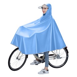 Oem Wholesale Custom Wholesale Single Adults Riding Rain Waterproof Oxford Cloth Bike Bicycle Poncho With Cartoon Pattern