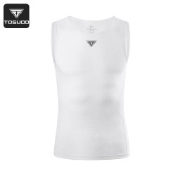 Tosuod Men&#39;s Quick-drying Sweatshirt Breathable Inner Road Bike Top Base Layer Compression Vest For Riding Clothes