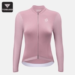Tosuod Women&#39;s Summer Cycling Top Quick-drying Breathable And Sunscreen Moisture-wicking Cycling Jersey For Road Bikes