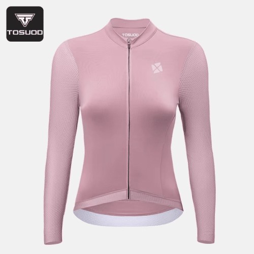 Tosuod Women&#39;s Summer Cycling Top Quick-drying Breathable And Sunscreen Moisture-wicking Cycling Jersey For Road Bikes