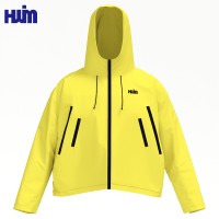 Men's Outdoor Camping High Visibility Windproof Softshell Jackets Cycling Sports Training Running Waterproof Fluorescent Jacket