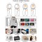 Custom Men's Waterproof Jackets Hiking Cycling Jogging Mountaineering Breathable Polyester Nylon Warm Athletic Wear