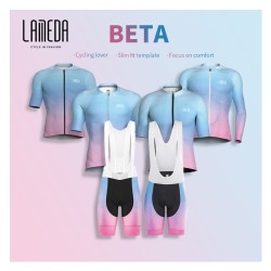Lameda Men Women Breathable Cycling Jersey Set Custom Cycling Jersey Comfort Plus Size Cycling Clothing With Low Moq