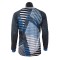 Factory Long Sleeve Low Moq Custom Mtb Jersey,Outdoor Cool Blue Downhill Jersey