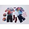 Custom Sublimation Printed Men Cycling Bibs And Jersey Set For Long Rides Short Sleeve Cycling Kit Road Bike Jersey