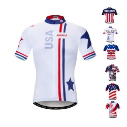 Summer Short Sleeve Cycling Jerseys Mountain Manufacturer Cycling Clothes Wholesale Usa Cycling Jersey