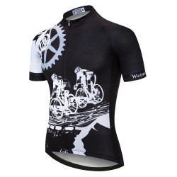 Custom Cycle Wear Downhill Jersey Maillot Ciclismo Mtb Jerseys Men Cycling Jersey Short Sleeve Bicycle Bike Shirt Tops Black