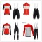 No Moq Short Sleeve Black Cycling Kits Bib Short Set Men Bicycle Wear Custom Cycling Jersey