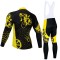 Warm Winter Thermal Fleece Cycling Clothes Men&#39;s Jersey Suit Outdoor Riding Bike Mtb Clothing Bib Pants Set Triathlon