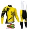 Warm Winter Thermal Fleece Cycling Clothes Men&#39;s Jersey Suit Outdoor Riding Bike Mtb Clothing Bib Pants Set Triathlon