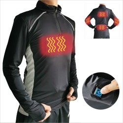 Electric Body Warmer Heating T-shirt Running Heated Bike Jackets Heated Motorcycle Jacket